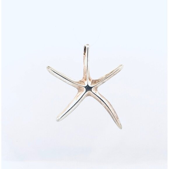 Designer Jewelry - Sterling Silver 925 Starfish Pendant Unique Nautical Jewelry 9.13 Grams No Chain